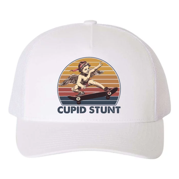 Cupid Stunt Unhinged Cringe Funny Inappropriate Embarrassing Yupoong Adult 5-Panel Trucker Hat