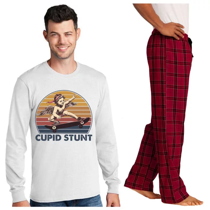 Cupid Stunt Unhinged Cringe Funny Inappropriate Embarrassing Long Sleeve Pajama Set