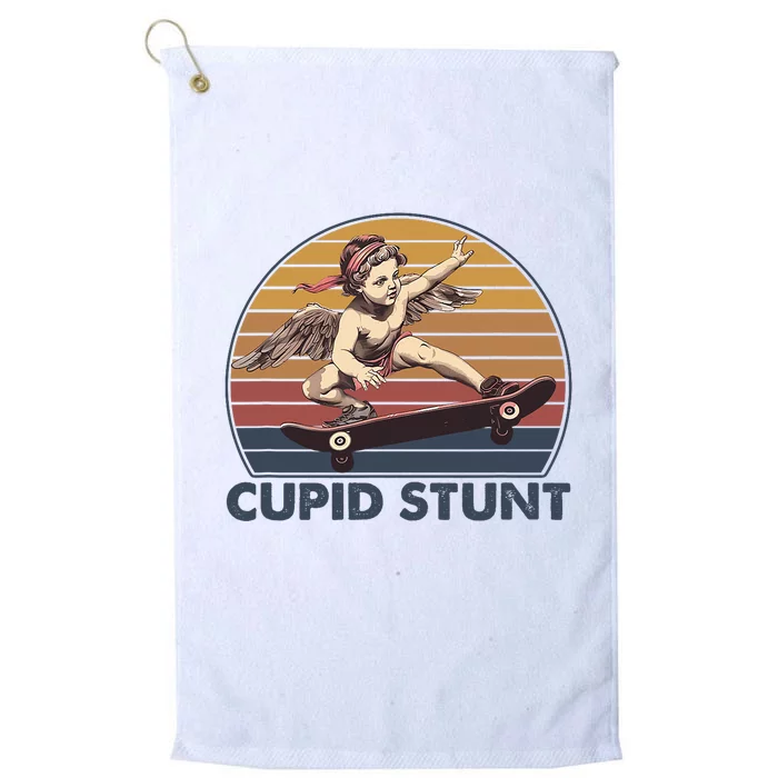 Cupid Stunt Unhinged Cringe Funny Inappropriate Embarrassing Platinum Collection Golf Towel