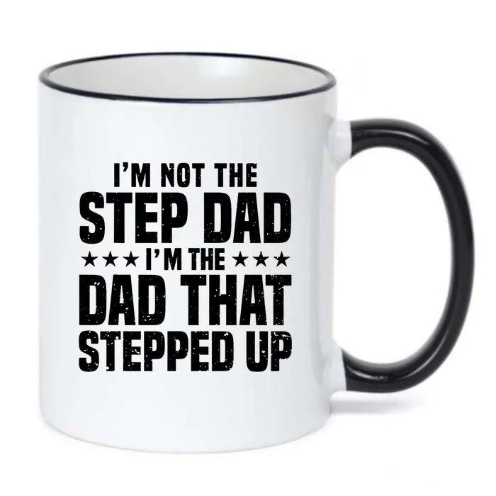 Cool Step Up Dad Father Worlds Best Stepdad Ever Gift Black Color Changing Mug