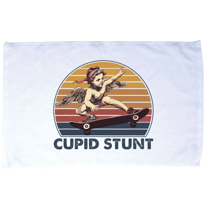 Cupid Stunt Unhinged Cringe Funny Inappropriate Embarrassing Microfiber Hand Towel