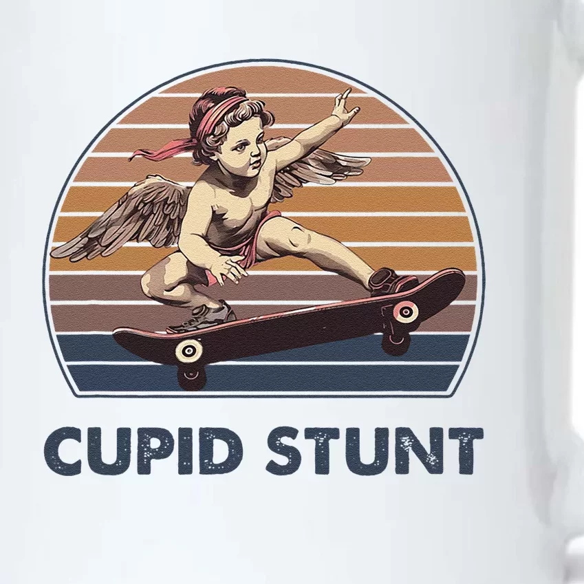 Cupid Stunt Unhinged Cringe Funny Inappropriate Embarrassing Gift Black Color Changing Mug