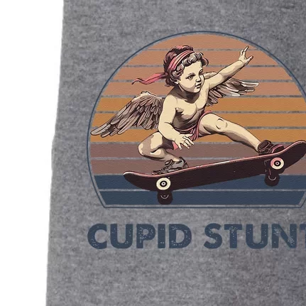 Cupid Stunt Unhinged Cringe Funny Inappropriate Embarrassing Gift Doggie 3-End Fleece Hoodie