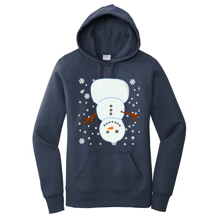 Christmas Sweater Upside Down Snow Snow Snowflake Great Gift Women's Pullover Hoodie