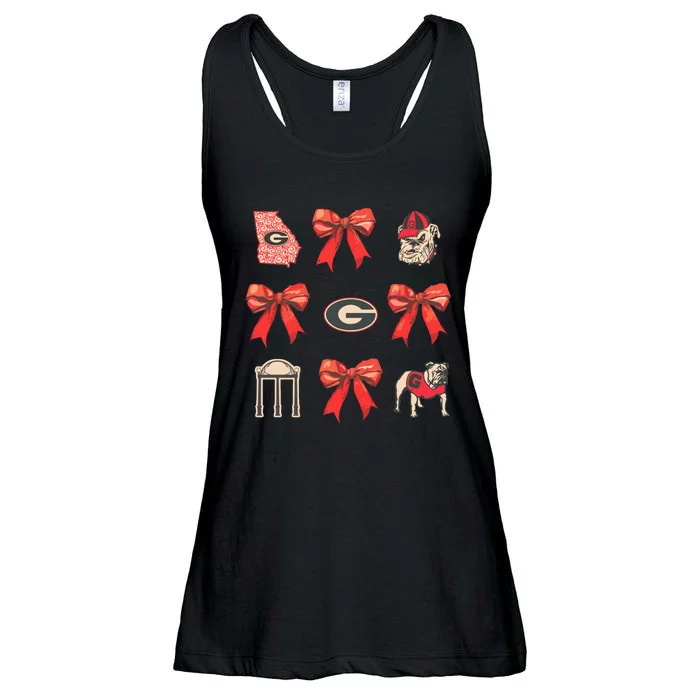 Coquette Style U.G.A Themed Birthday Gifr Ladies Essential Flowy Tank