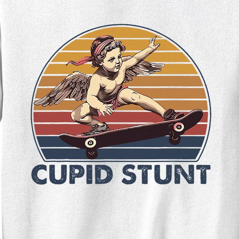 Cupid Stunt Unhinged Cringe Funny Inappropriate Embarrassing Sweatshirt