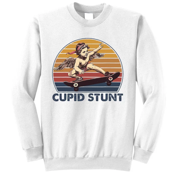 Cupid Stunt Unhinged Cringe Funny Inappropriate Embarrassing Sweatshirt