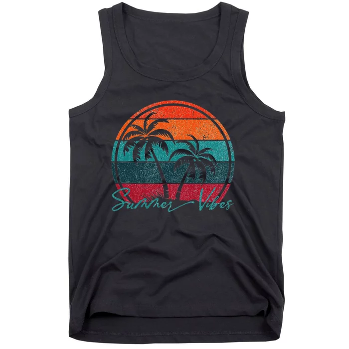 Cute Summer Vibes Fun And Bright Tank Top