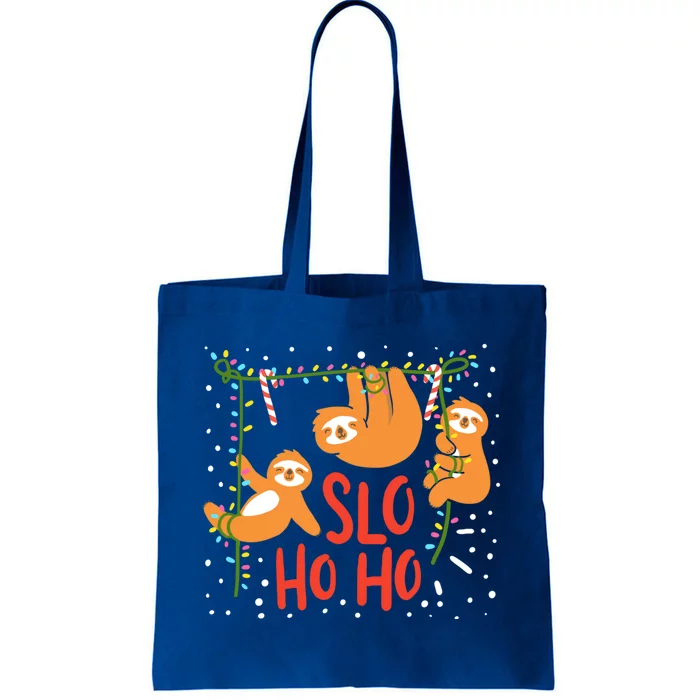 Christmas Sloth Vintage Gift Tote Bag