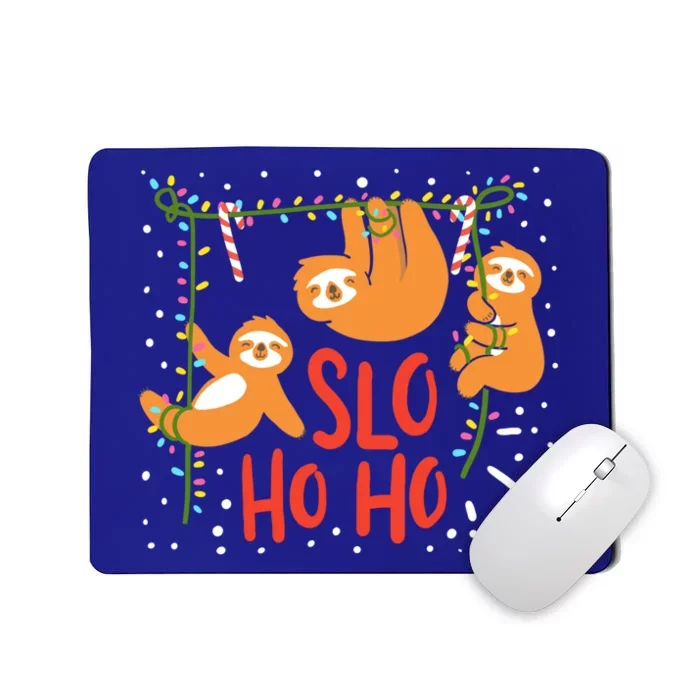 Christmas Sloth Vintage Gift Mousepad