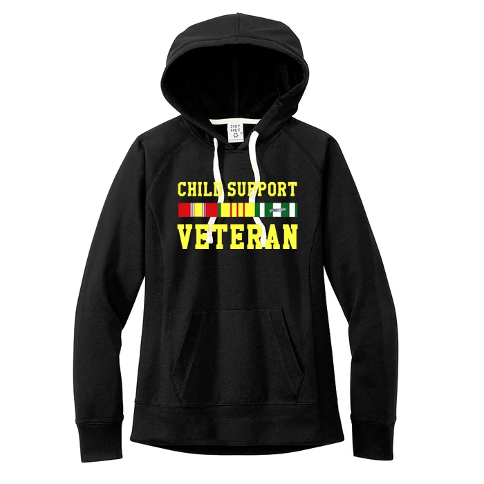 Child Support Veteran Women's Fleece Hoodie