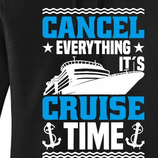 Cruising Ship Vacation Party & Family Cruising Crew Cruise Women's Pullover Hoodie