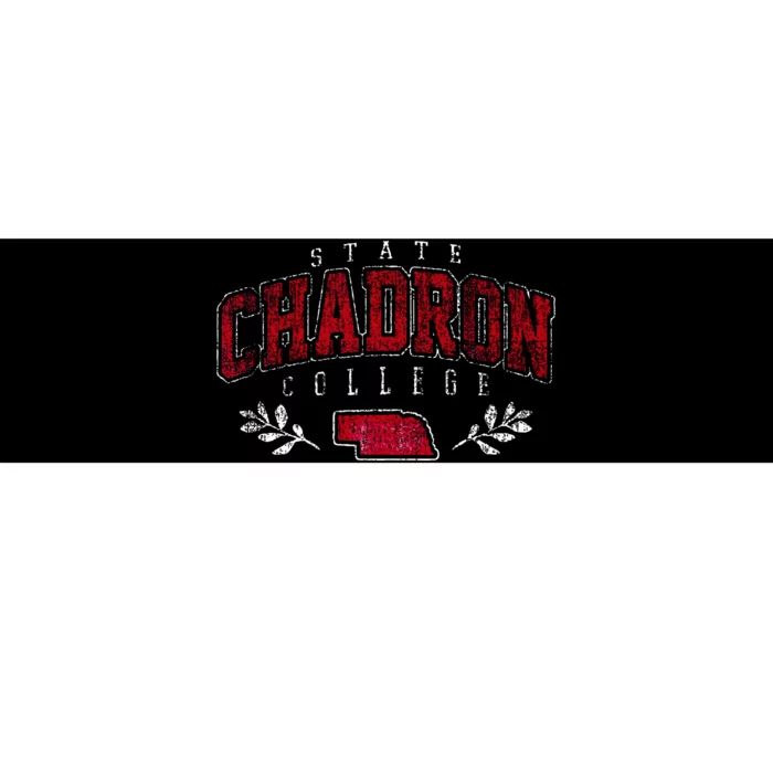 Chadron State Vintage College University Athletic Sports Bumper Sticker