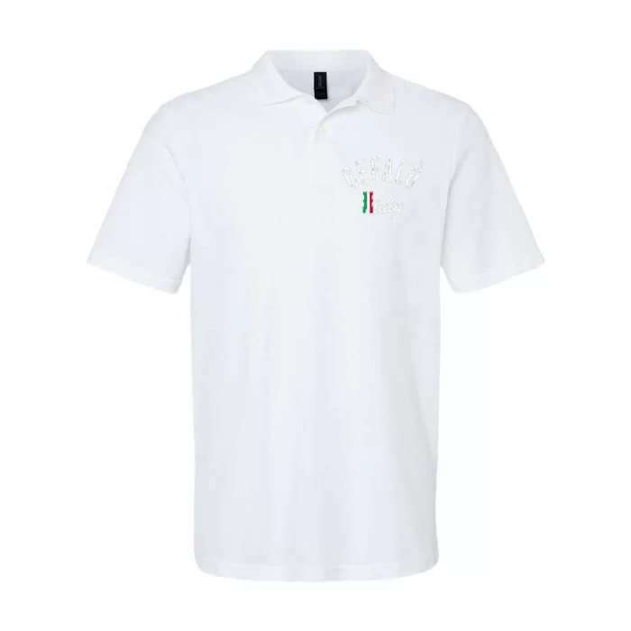 Cefalù Sicily Vacation Souvenir Retro Cefalù Softstyle Adult Sport Polo