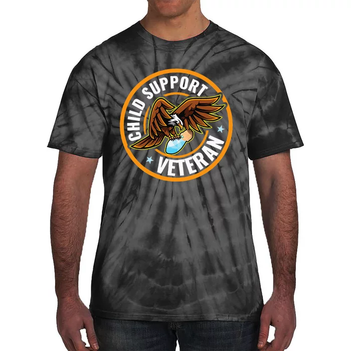 Child Support Veteran Tie-Dye T-Shirt