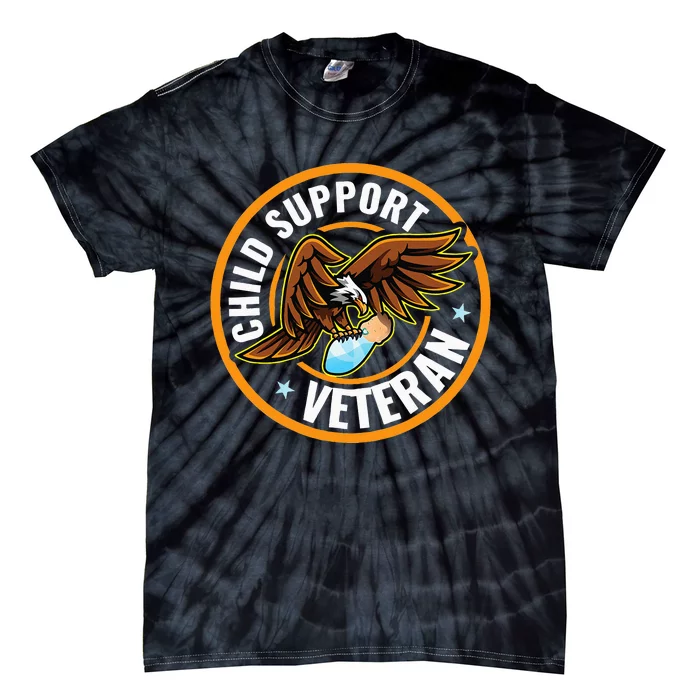 Child Support Veteran Tie-Dye T-Shirt