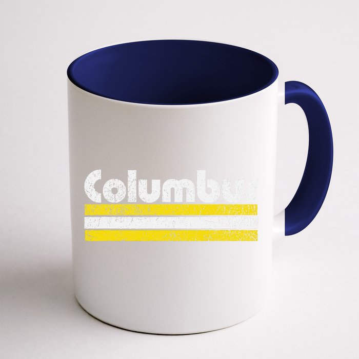 Columbus Soccer Vintage City Front & Back Coffee Mug