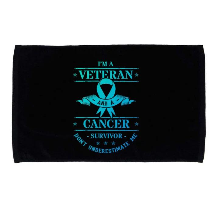 Cancer Survivor Veteran Chemotherapy Warrior Gift Microfiber Hand Towel