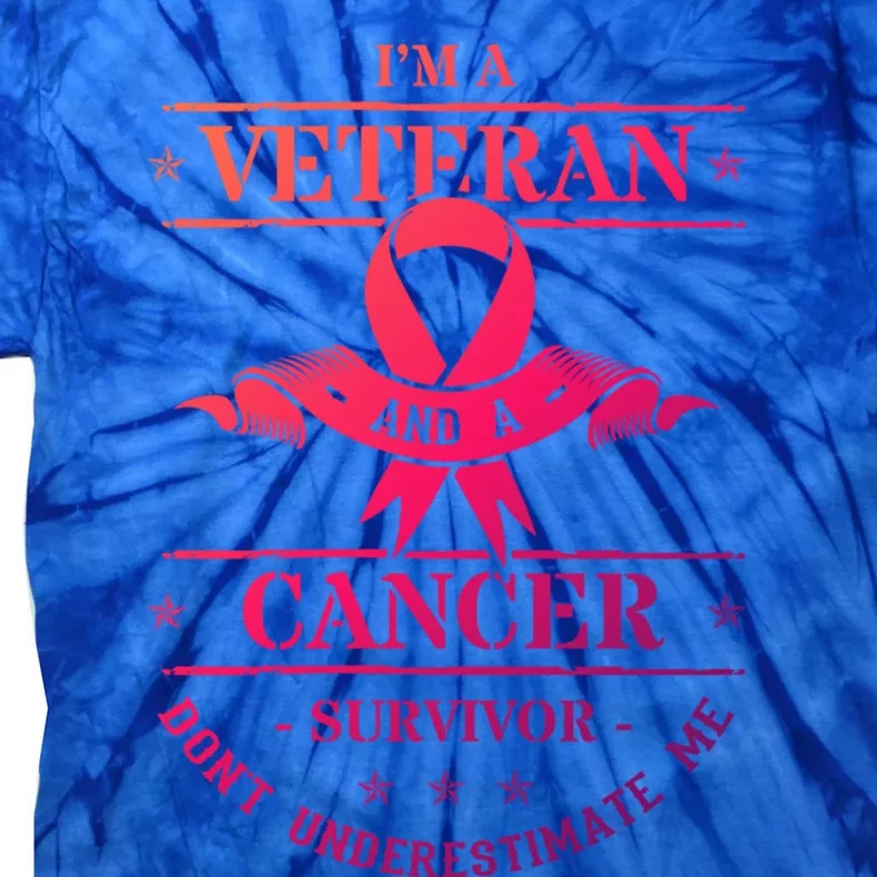 Cancer Survivor Veteran Chemotherapy Warrior Gift Tie-Dye T-Shirt