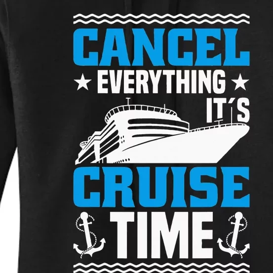 Cruising Ship Vacation Party & Family Cruising Crew Cruise Women's Pullover Hoodie