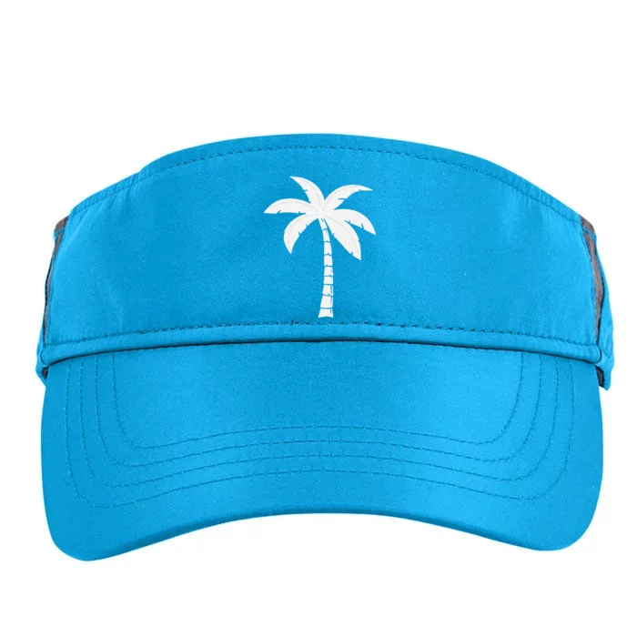 Cool Summer Vacation Beach Palm Tree Adult Drive Performance Visor