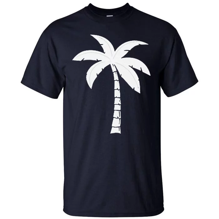 Cool Summer Vacation Beach Palm Tree Tall T-Shirt