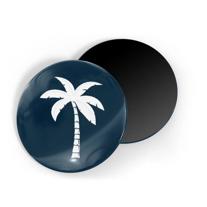 Cool Summer Vacation Beach Palm Tree Magnet