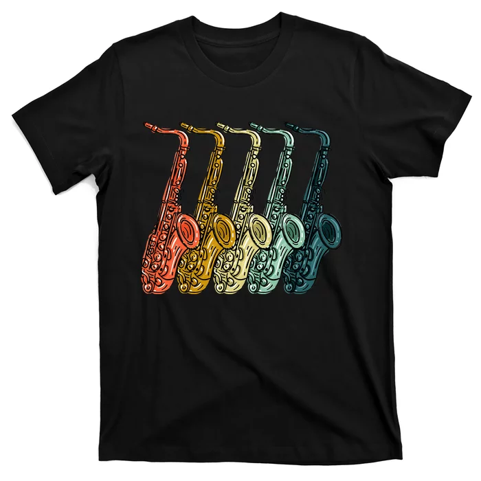 Cool Saxophone Vintage Saxophone Player T-Shirt