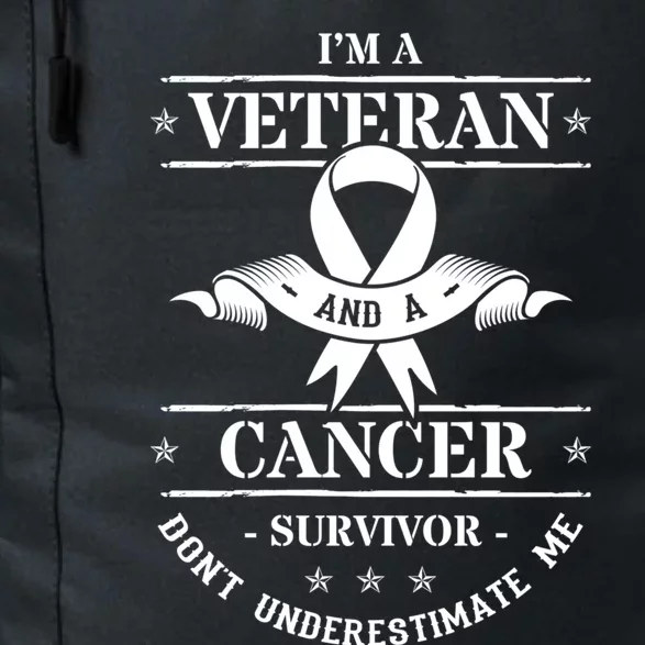 Cancer Survivor Veteran Chemotherapy Warrior Daily Commute Backpack