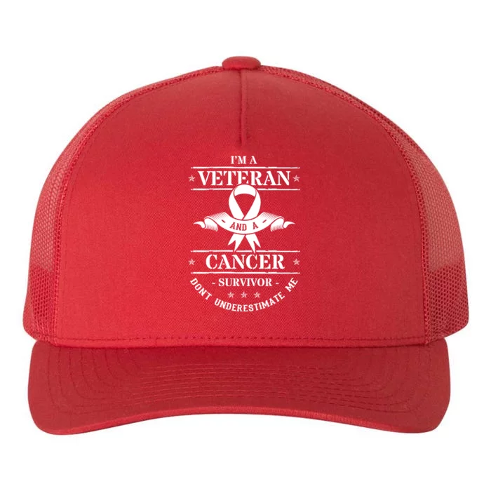 Cancer Survivor Veteran Chemotherapy Warrior Yupoong Adult 5-Panel Trucker Hat