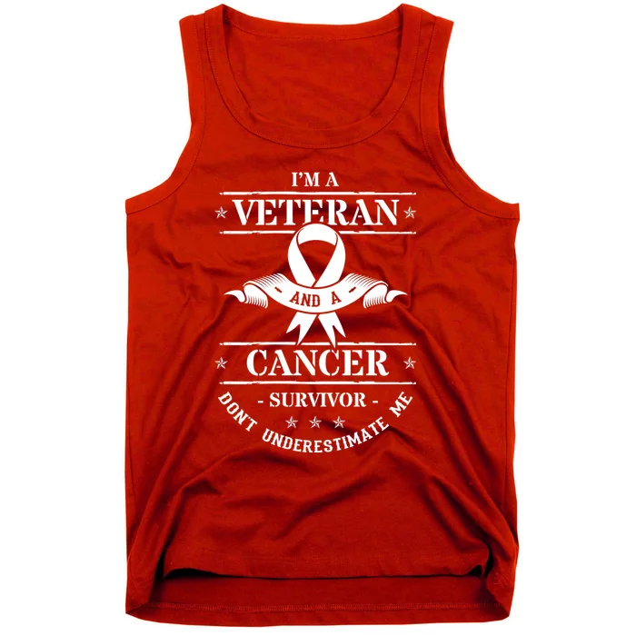 Cancer Survivor Veteran Chemotherapy Warrior Tank Top