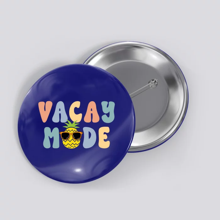 Cute Summer Vacay Mode Family Vacation Squad Gift Button