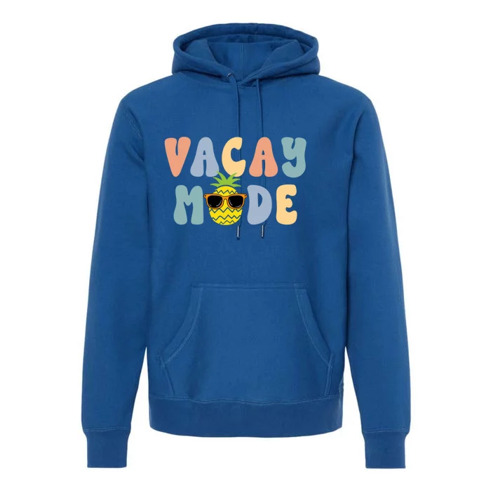 Cute Summer Vacay Mode Family Vacation Squad Gift Premium Hoodie