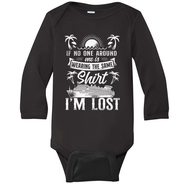 Cruise Ship Vacation Friends Buddies Family Baby Long Sleeve Bodysuit