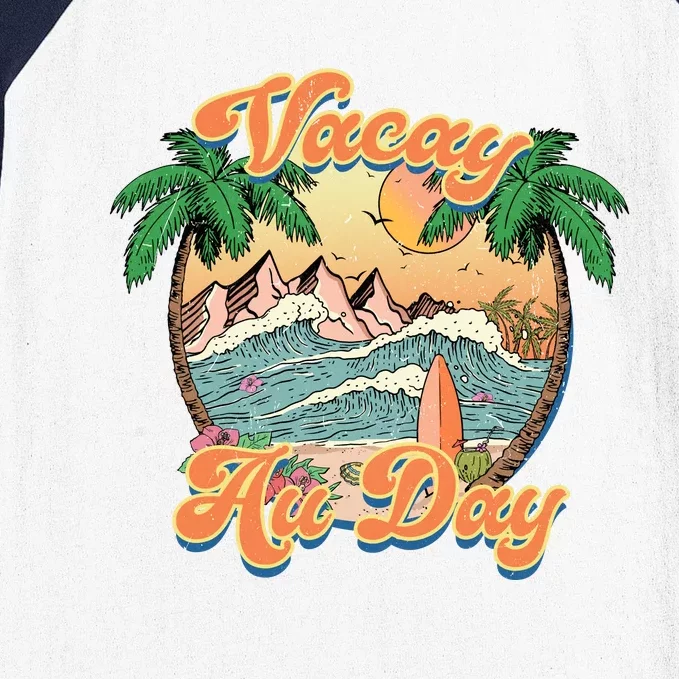 Cool Summer Vacation Baseball Sleeve Shirt