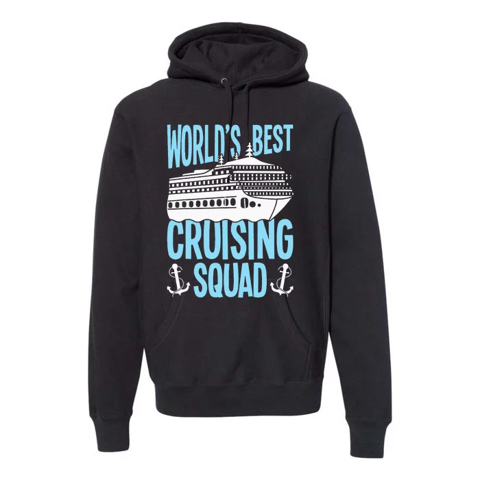 Cruising Ship Vacation Birthday Party Cruising Crew Cruise Premium Hoodie