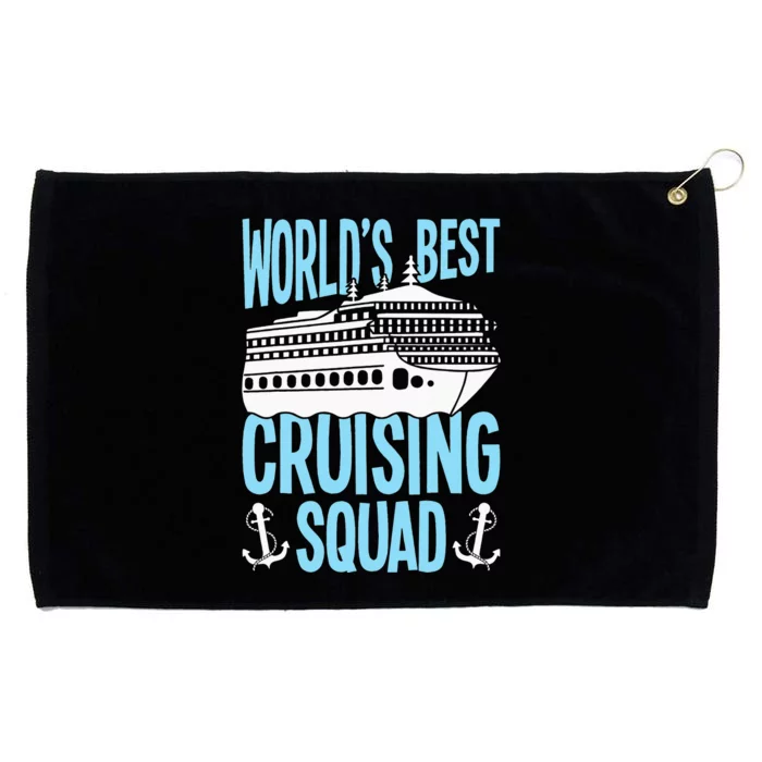 Cruising Ship Vacation Birthday Party Cruising Crew Cruise Grommeted Golf Towel