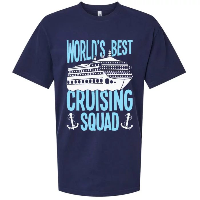 Cruising Ship Vacation Birthday Party Cruising Crew Cruise Sueded Cloud Jersey T-Shirt