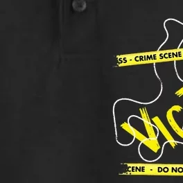 Crime Scene Victim Murder Mystery Dinner Chalk Outline Dry Zone Grid Performance Polo