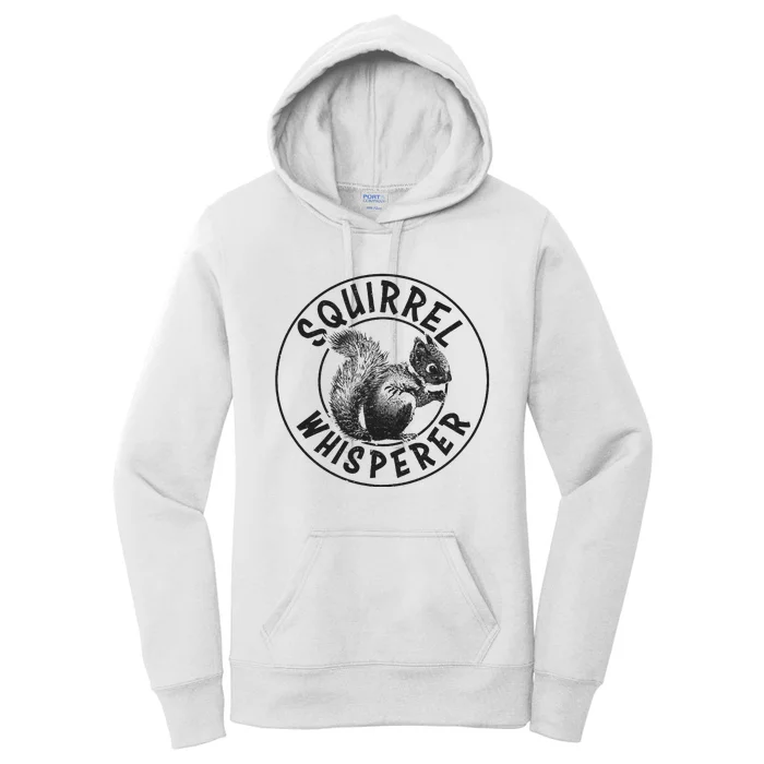 Cute Squirrel Whisperer Gift Vintage Women's Pullover Hoodie