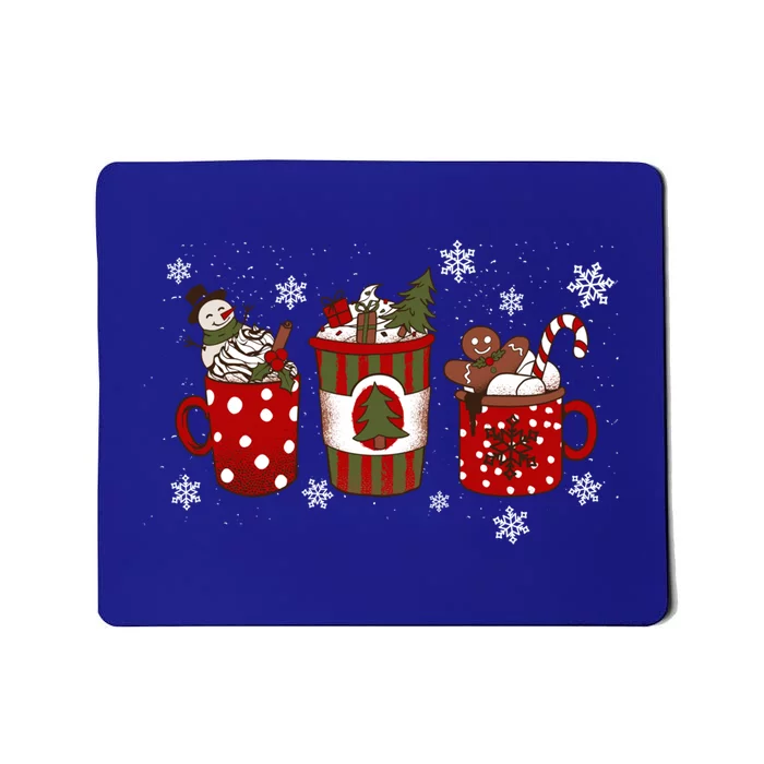 Cozy Snowy Winter Coffee Christmas Funny Gift For Coffee Lovers Cute Gift Mousepad