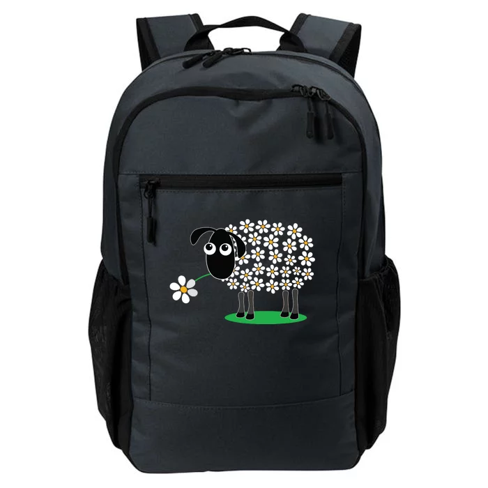 Cute Sheepp With Flower Wool Gift For Girl Women Tee Daily Commute Backpack