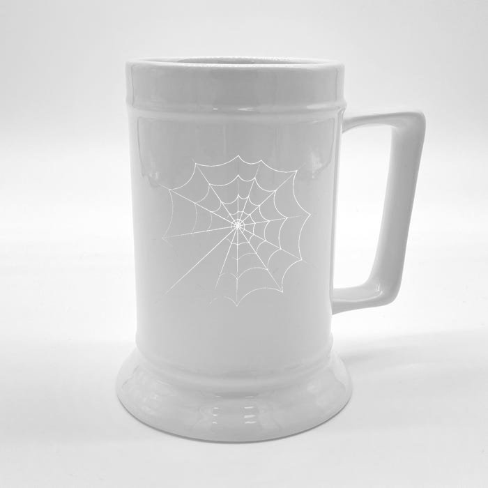 Cobweb Spider Web Spooky Halloween Trick Or Treating Front & Back Beer Stein