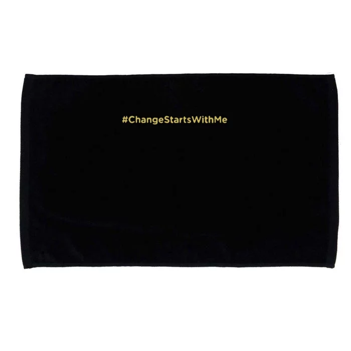 #Change Starts With Me Microfiber Hand Towel