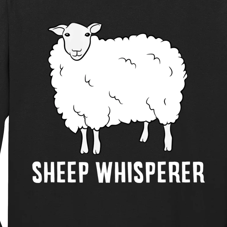 Cute Sheep Whisperer Farmer Sheep Farmer Love Sheep Long Sleeve Shirt