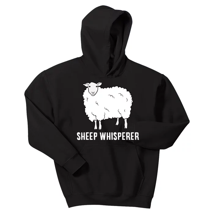 Cute Sheep Whisperer Farmer Sheep Farmer Love Sheep Kids Hoodie