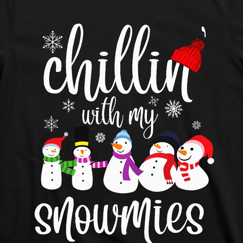 Cozy Snowman Winter Pajama Set T-Shirt