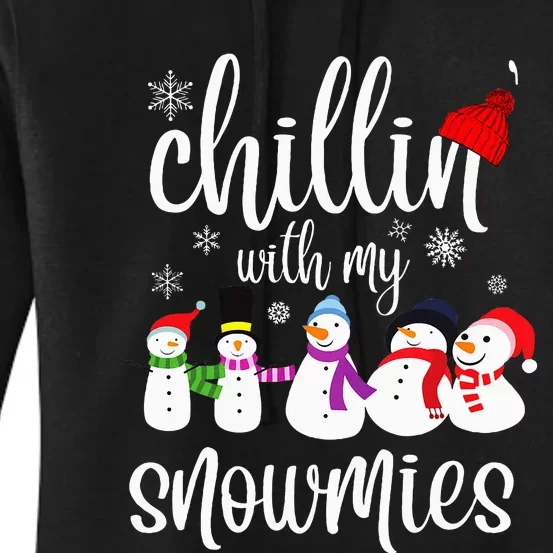 Cozy Snowman Winter Pajama Set Women's Pullover Hoodie