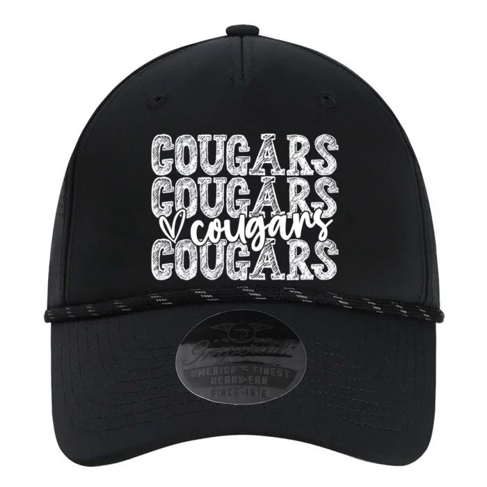 Cougars Spirit Wear Game Day School Mascot Sport Fan Team Gift Performance The Dyno Cap