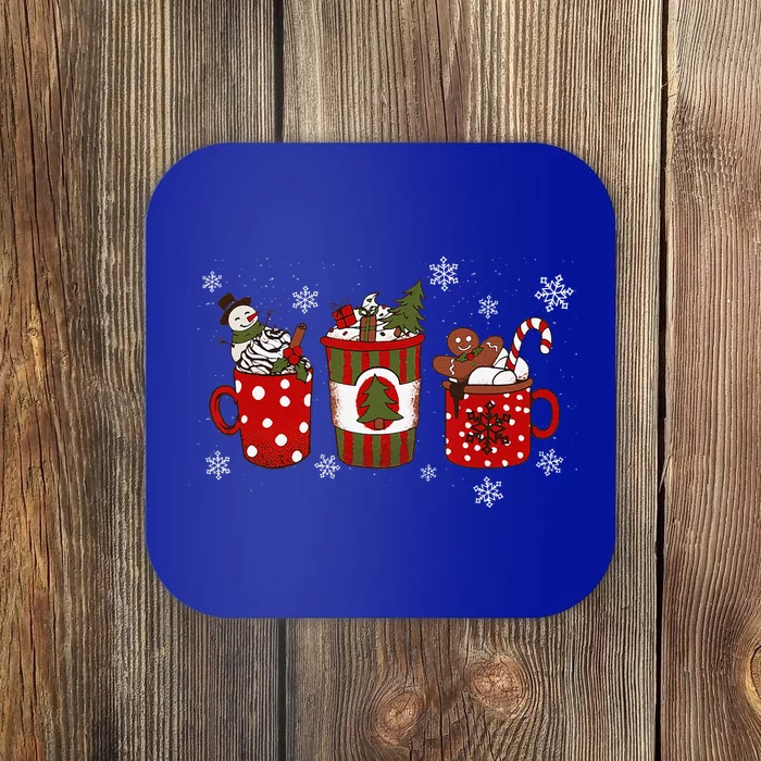 Cozy Snowy Winter Coffee Christmas Gifts For Coffee Lovers Coaster